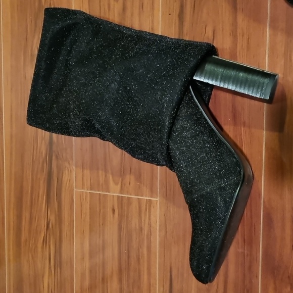 Aldo Sparkling Black Over-the-Knee Boots - Picture 13 of 15